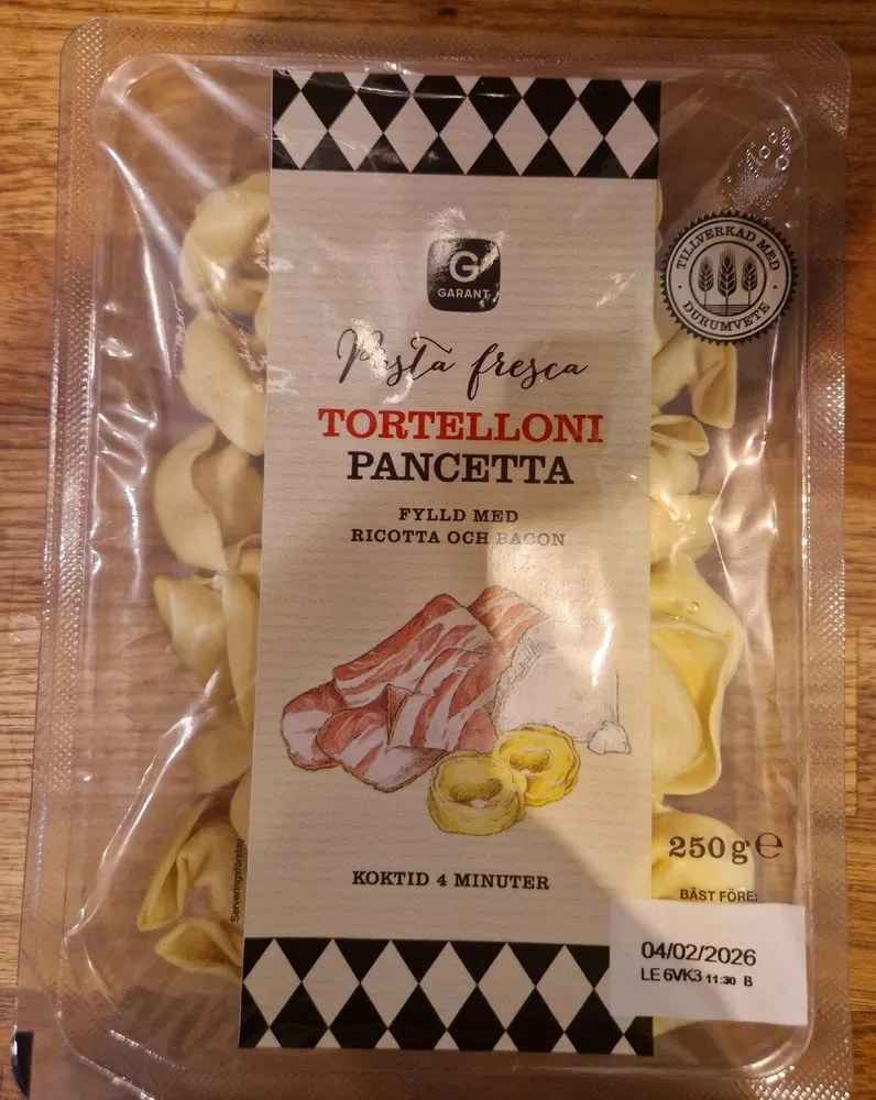 Tortellioni Pancetta