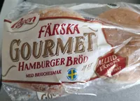 Färska gourmet hamburgerbröd