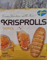 Golden Wheat Swedish Krisprolls, 7.9oz (225g)