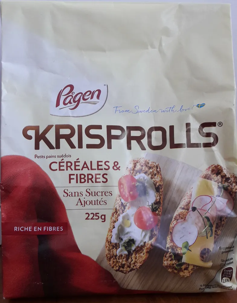 Petits pains suédois - Céréales et Fibres Sans Sucres Ajoutés