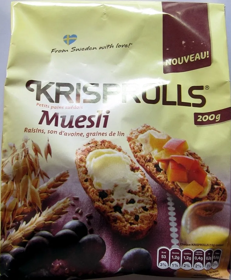 Petits pains suédois au muesli