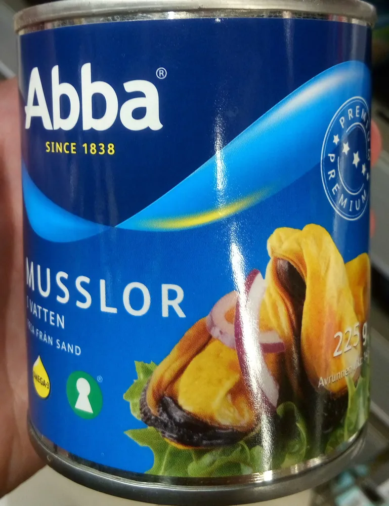 Musslor i vatten