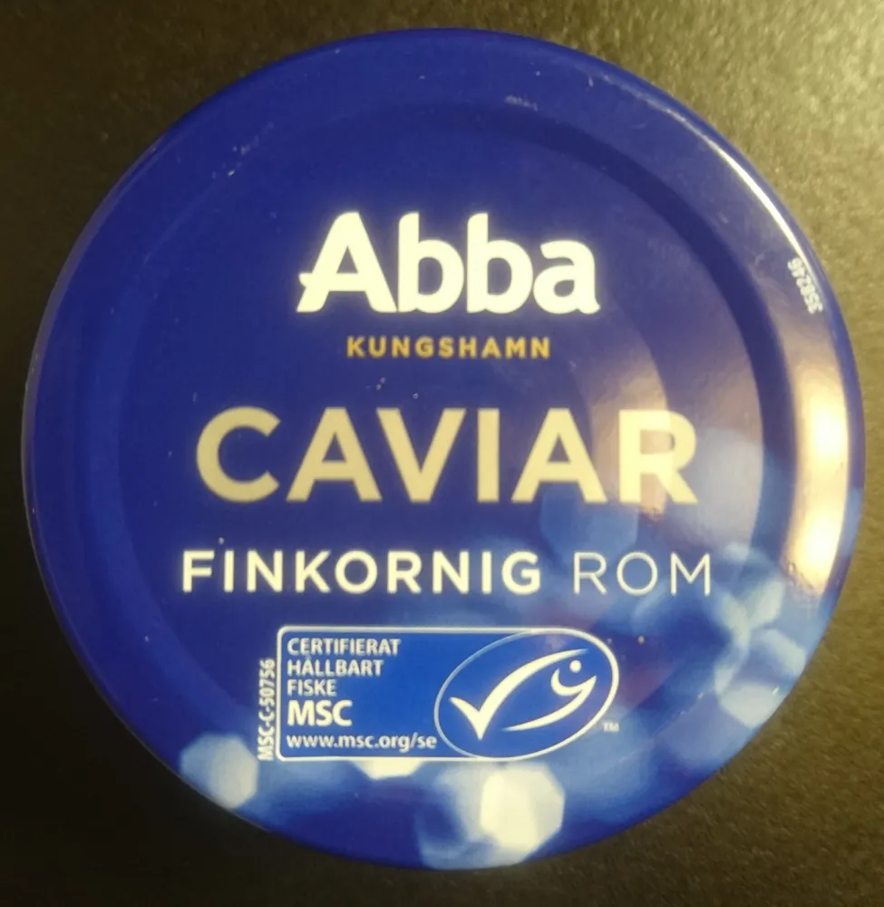 Caviar, röd finkornig rom