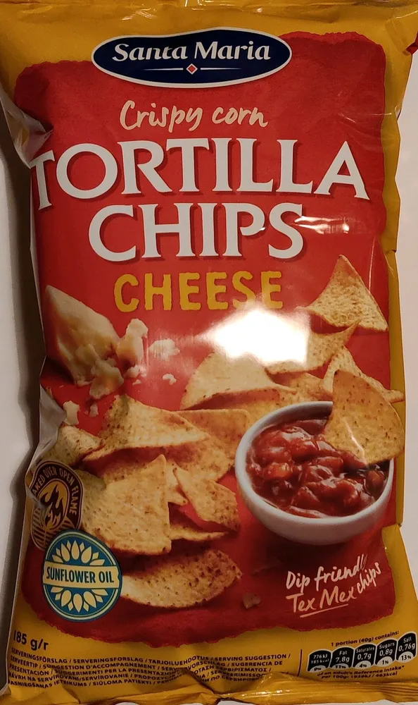 Tortilla Chips Cheese 185g St.Maria