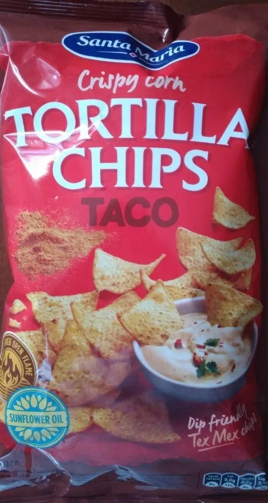 Crispy Corn Tortilla Chips Taco