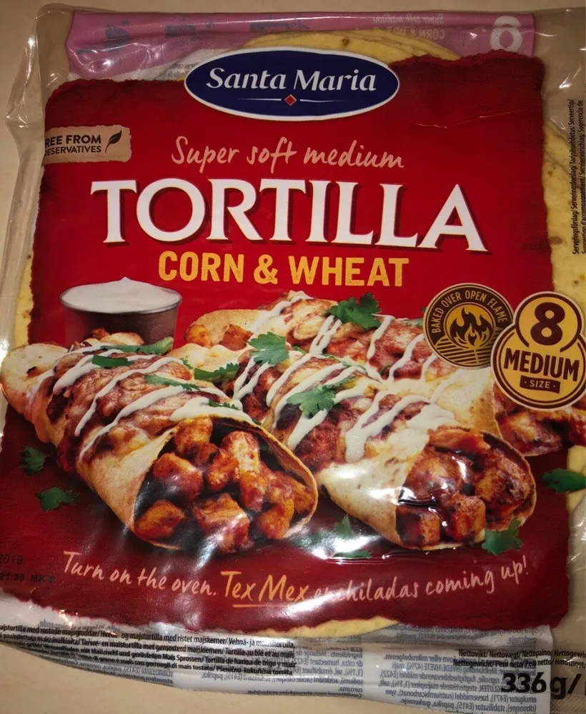 Tortilla Corn & Wheat
