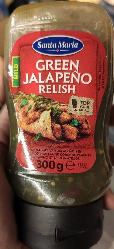 Green jalapeño relish