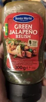 Green jalapeño relish
