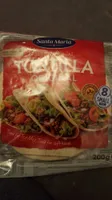 Plain flour soft tortillas