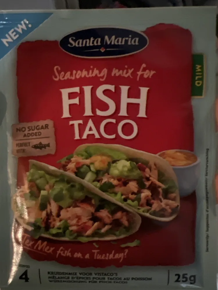 Seasoning Mix for Fish Taco Mild