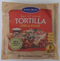Super Soft Medium Tortilla Corn & Wheat