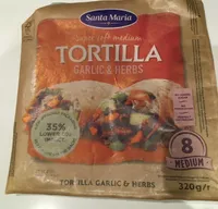 Tortilla garlic & herbs