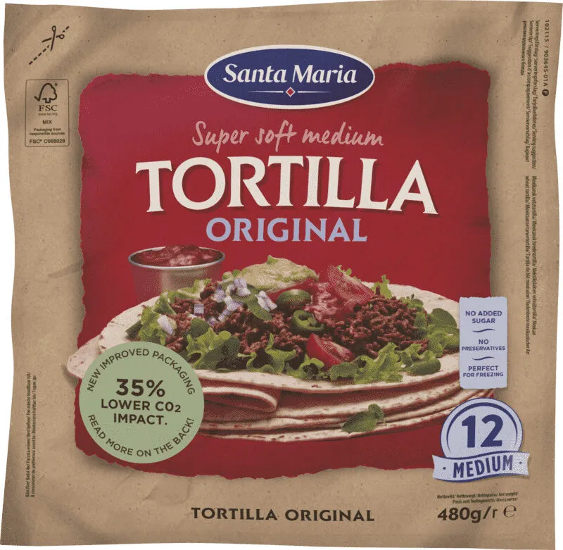 Santa Maria Tortilla Original Medium 12pk