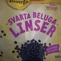 Belugalinser, svarta