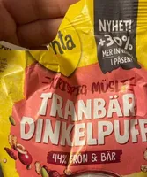 Krispig müsli tranbär