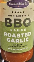 American style BBQ sauce roasted garlic