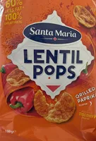 Lentil pops grilled paprika