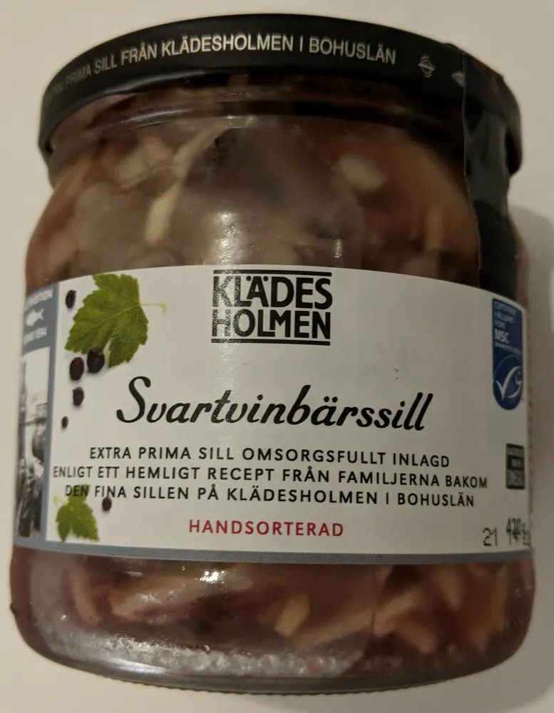 Svartvinbärssill