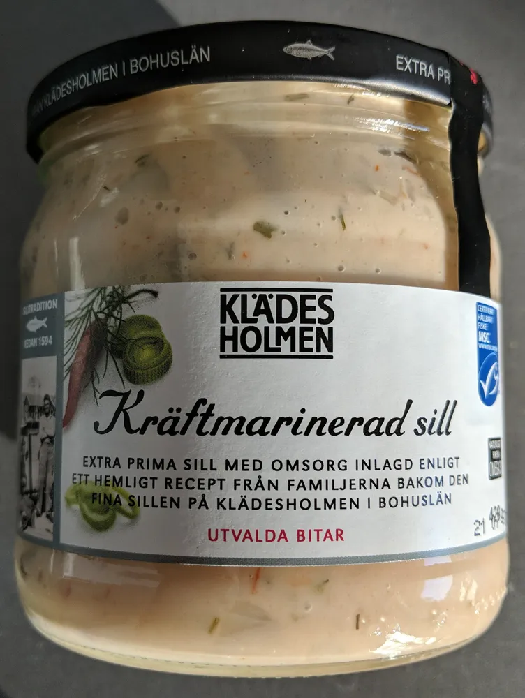Kräftmarinerad sill
