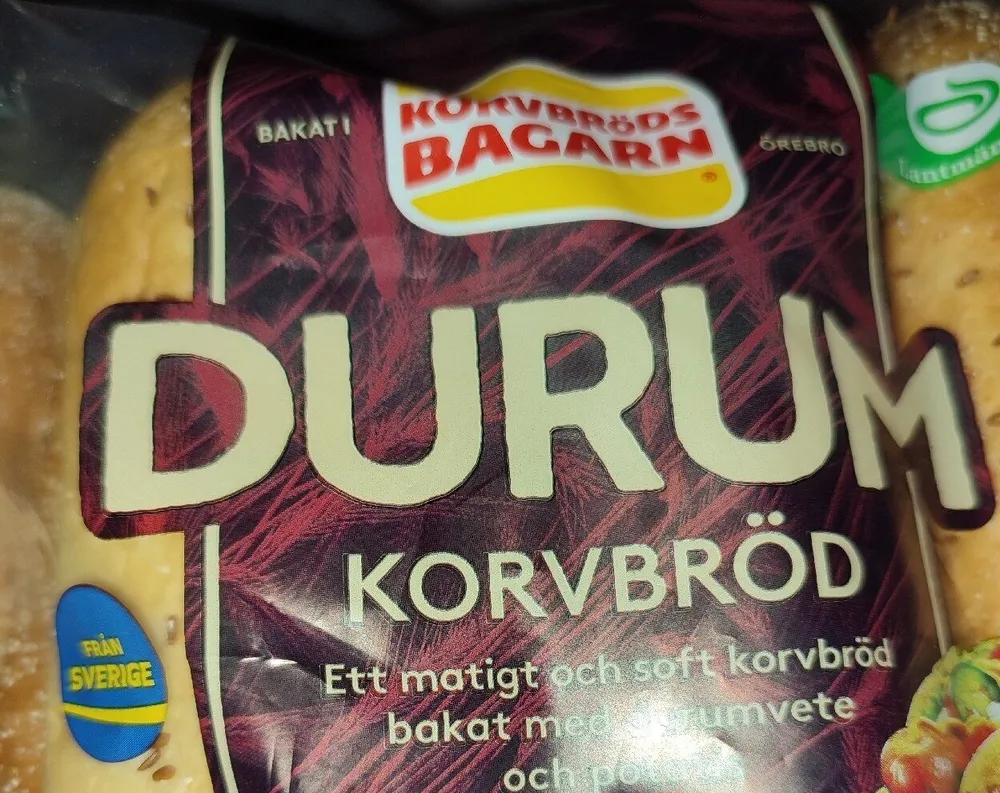 Durum Korvbröd
