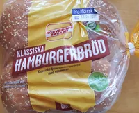 Klassiska Hamburgerbröd