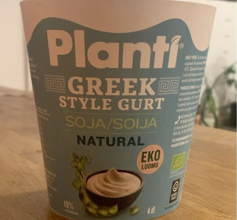 Greek style gurt soja natural