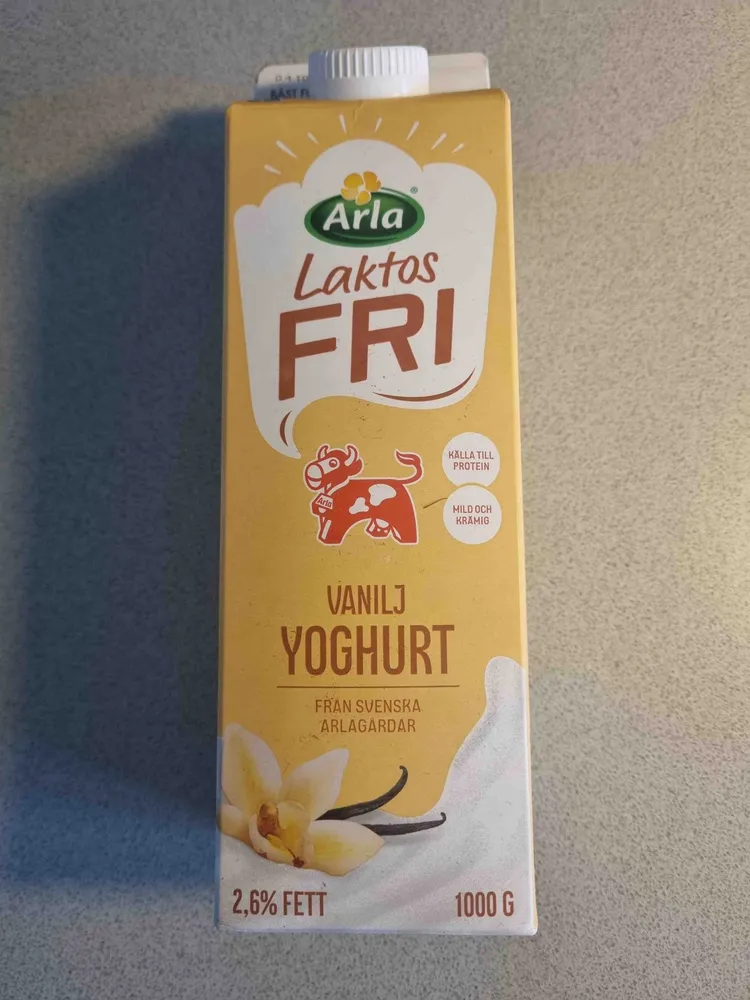 Laktosfri Vanilj Yoghurt