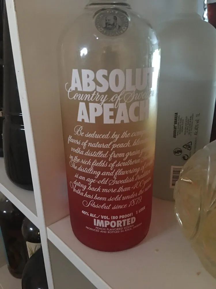 Vodka Absolut Pêche