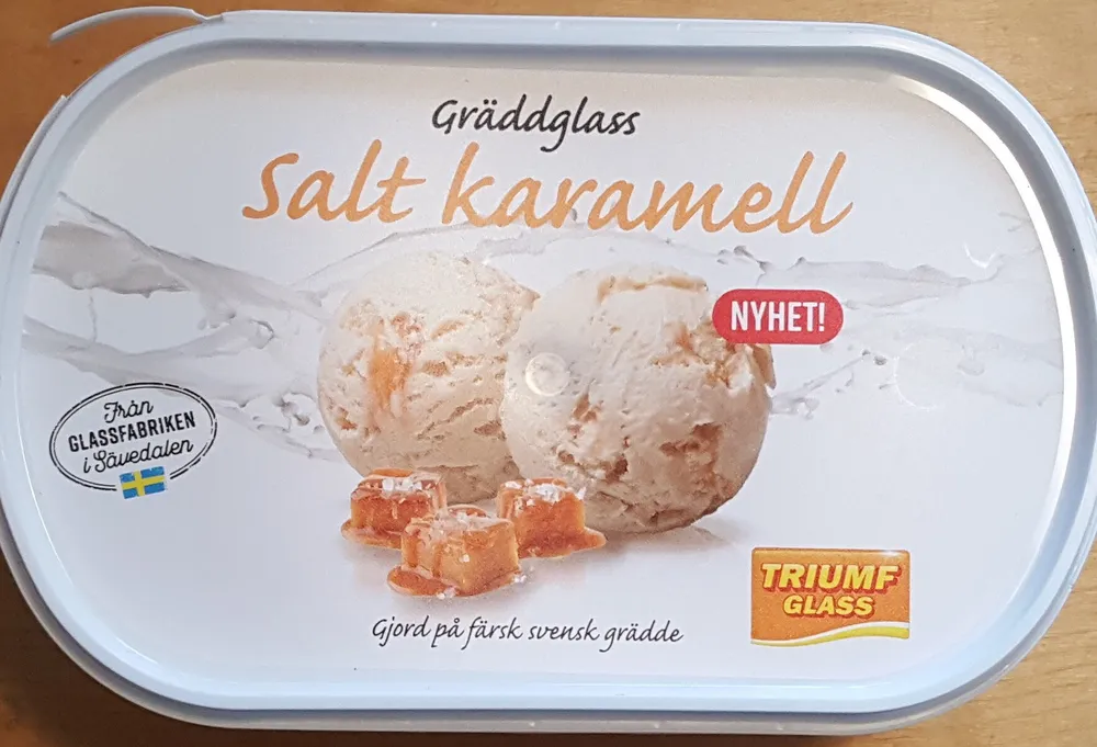 Gräddglass - Salt karamell