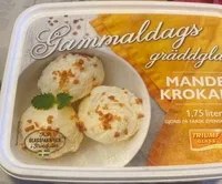 Gräddglass mandelkrokant