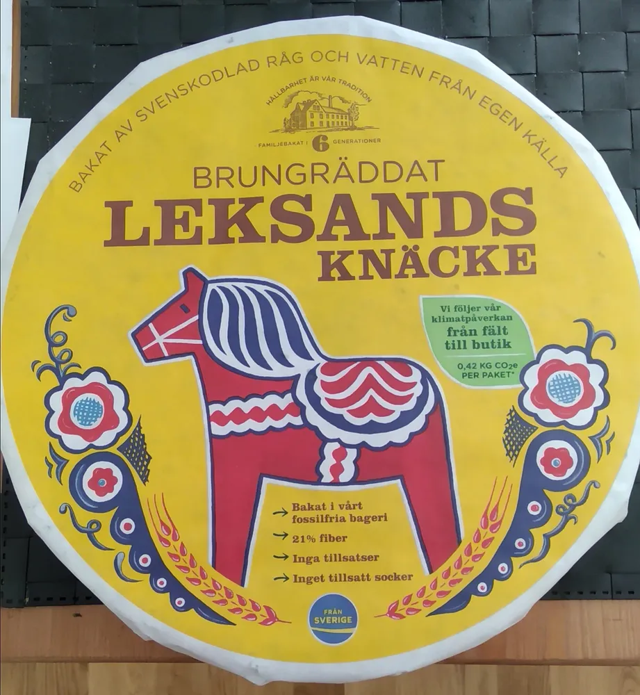 Knäckebröd Brungräddat