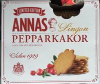 Pepparkakor puolukkapiparkakkuja