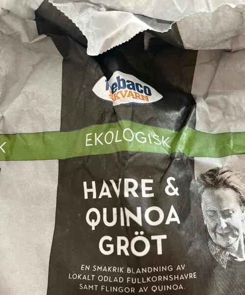 Havre och quinoa gröt