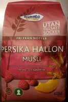 Frebaco Kvarn Persika Hallon Müsli
