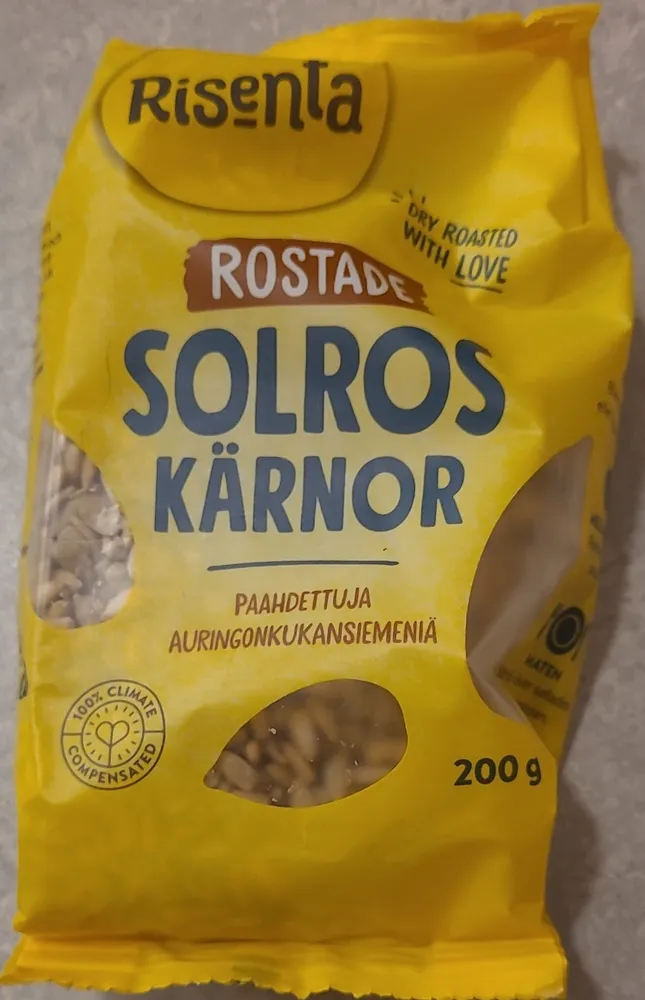 Rostade solroskärnor