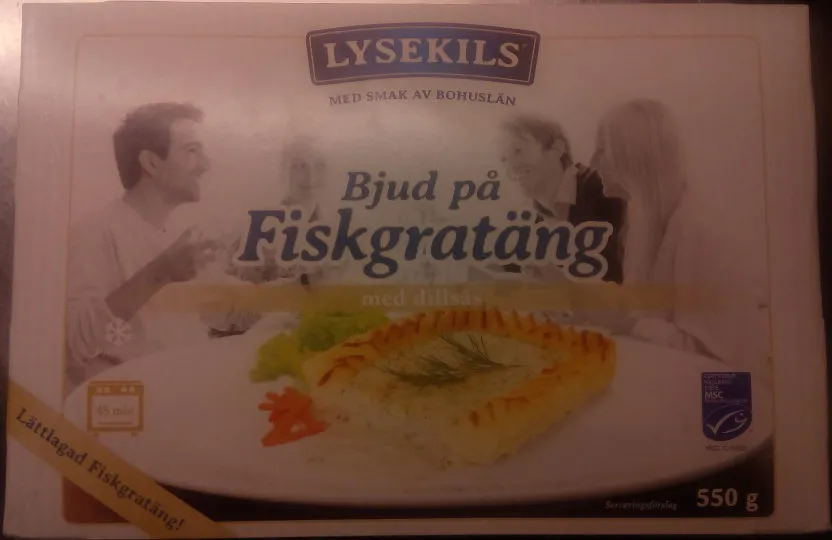 Lysekils Bjud på Fiskgratäng med dillsås