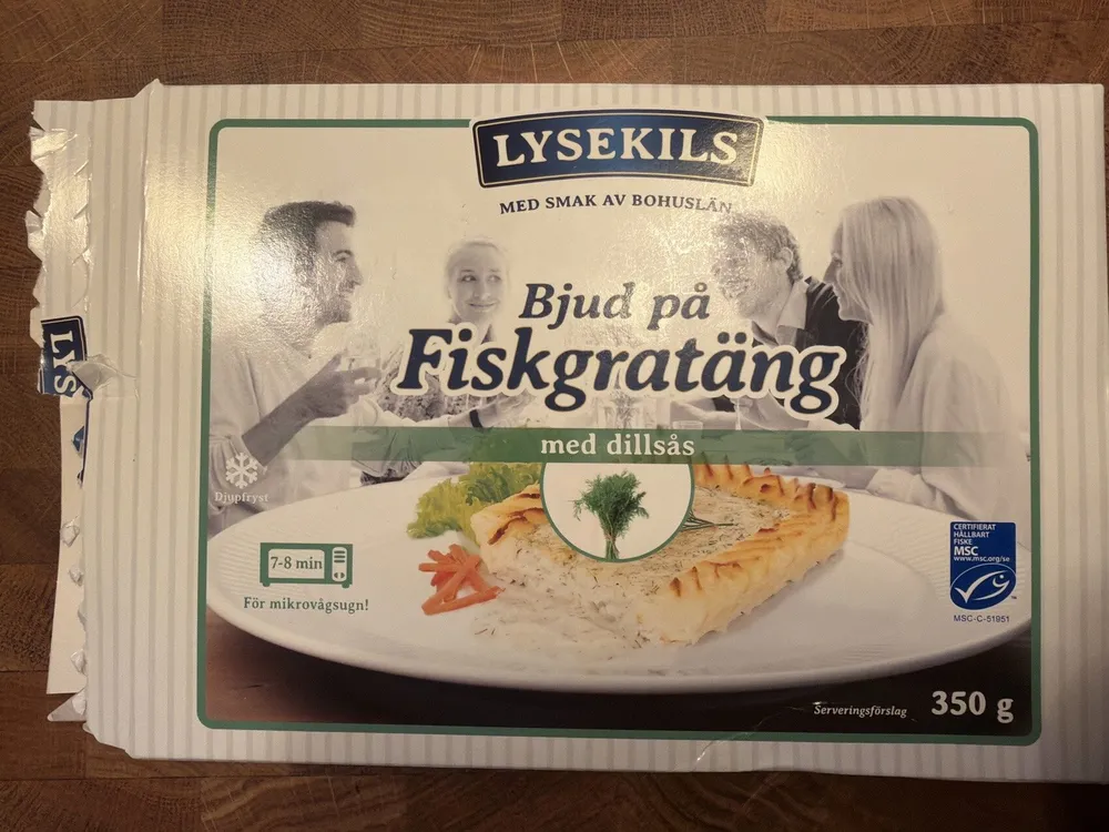 Fiskgratäng Med Dillsås