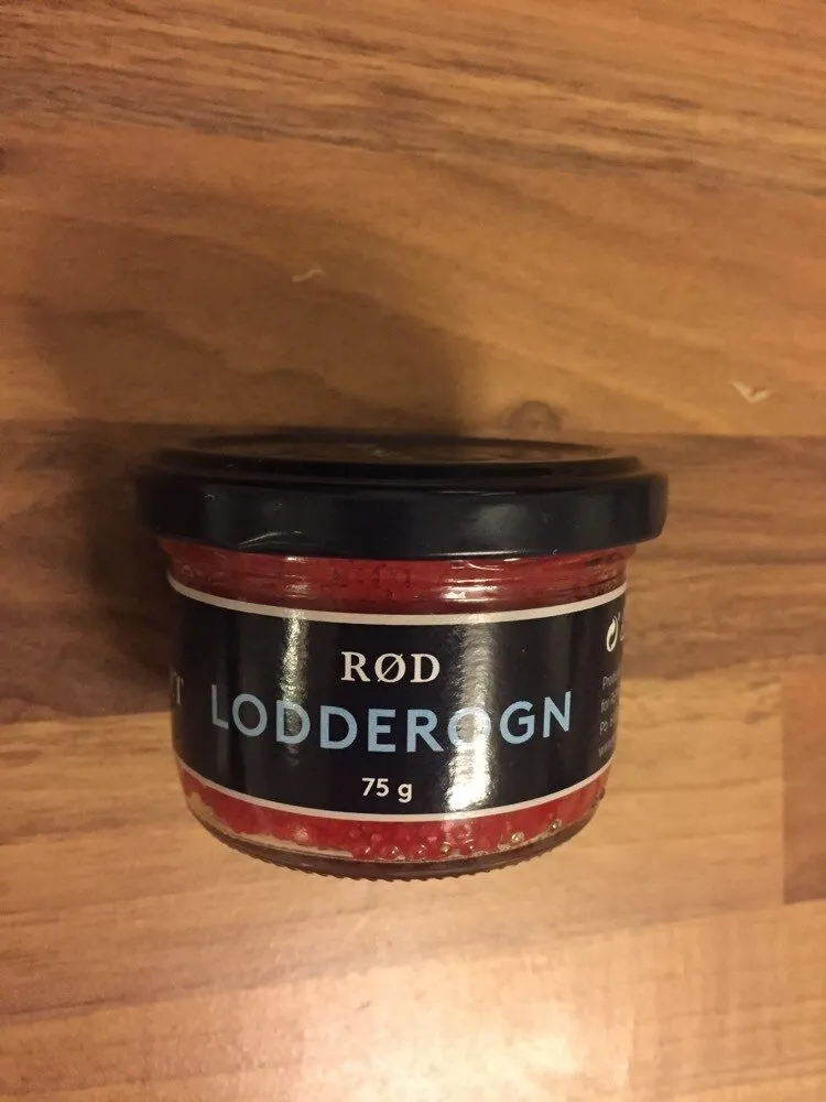 Rød lodderogn 75g