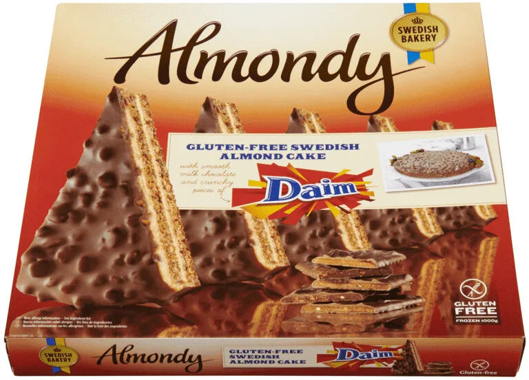 Gluten-Free Swedish Almond Tårta with Daim