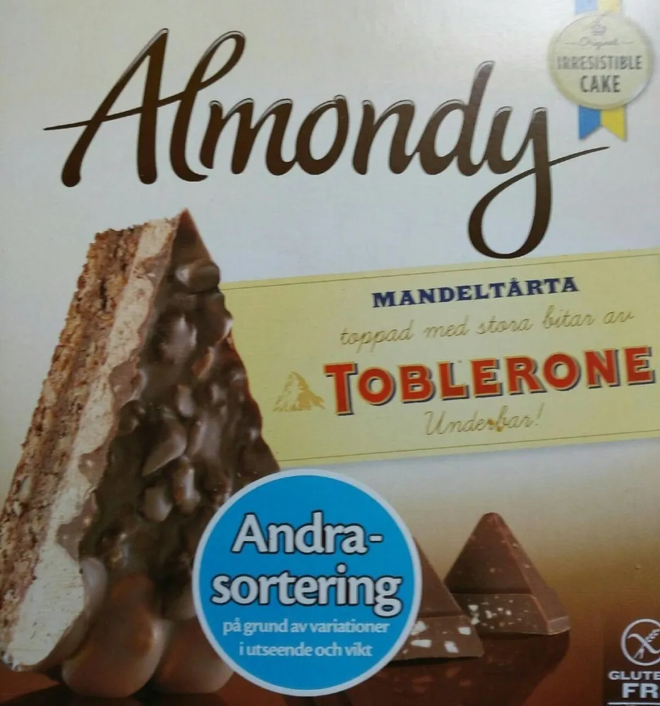 Gâteau Toblerone surgelés