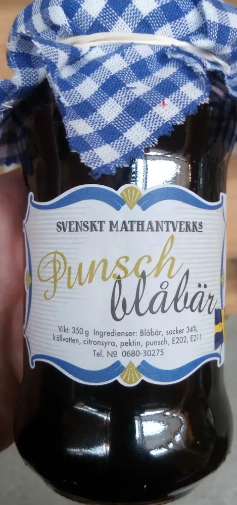 Punsch blåbär