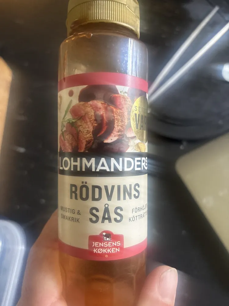 Rödvinssås