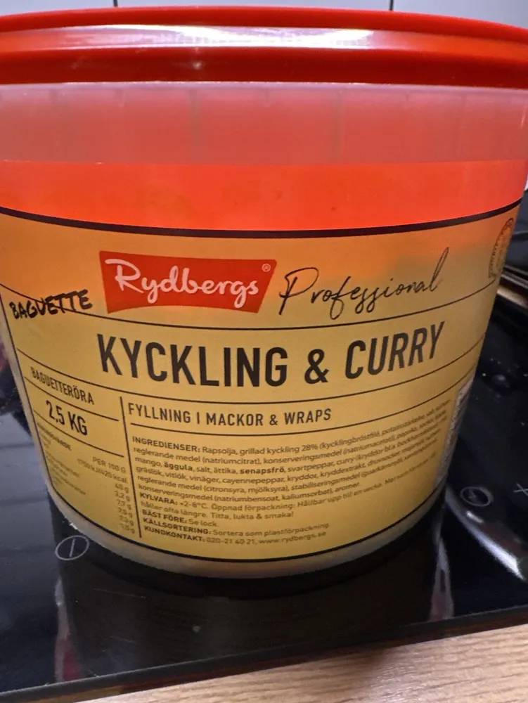 Kyckling & Curry Baguetteröra