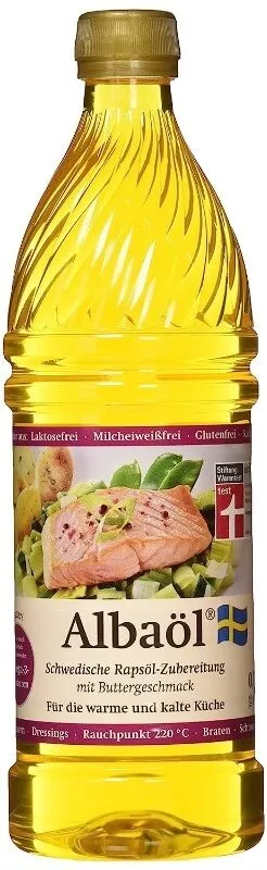 ALBAÖL - schwedische Rapsöl-Zubereitung mit Buttergeschmack