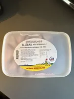 Gräddglass Blåbär Med Blåbärssylt
