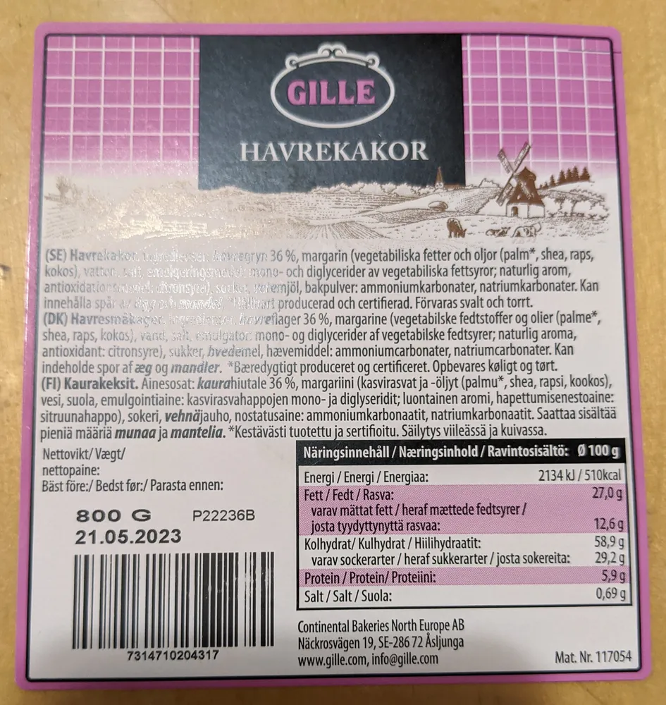 Havrekakor