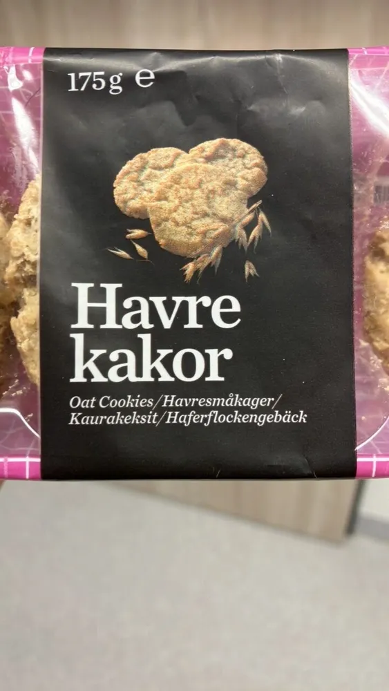 Havre kakor