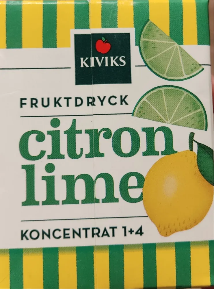 citron lime fruktdryck