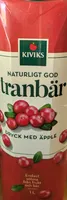 Naturligt god - tranbär dryck med äpple