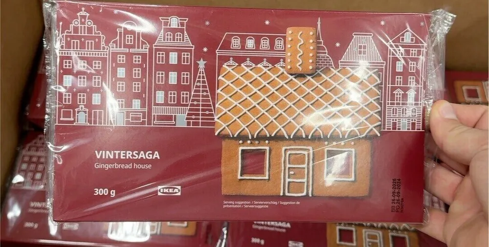VINTERSAGA Gingerbread house